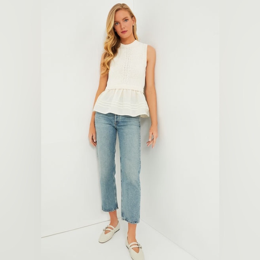 Ulla Johnson Ivory Edda Top - Picture 2 of 8